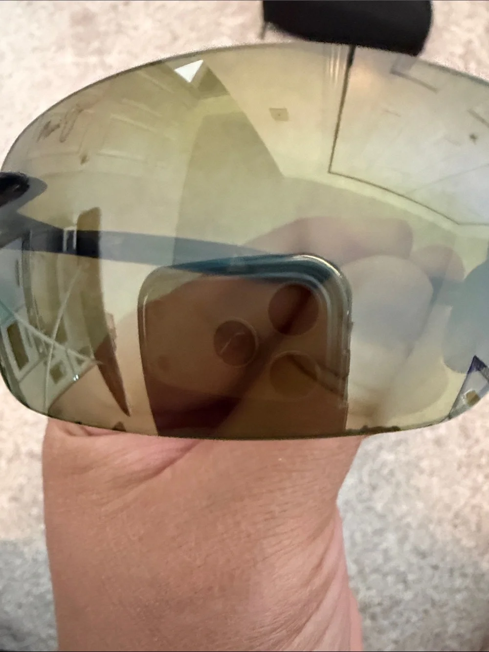 Maui Jim Shield Rimless Sunglasses in Olive
